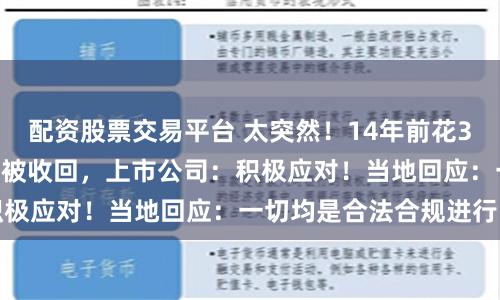 配资股票交易平台 太突然！14年前花3519万元获得的地要被收回，上市公司：积极应对！当地回应：一切均是合法合规进行的