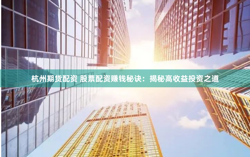 杭州期货配资 股票配资赚钱秘诀：揭秘高收益投资之道